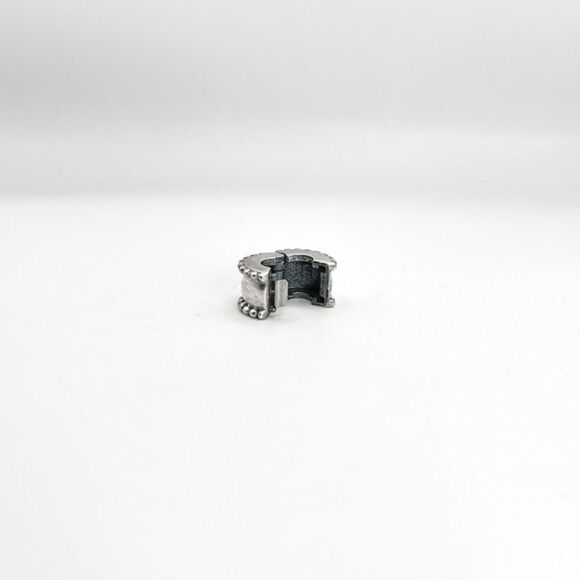 Pandora silver Beveled Edge Authentic Clip Charm - Picture 2 of 4